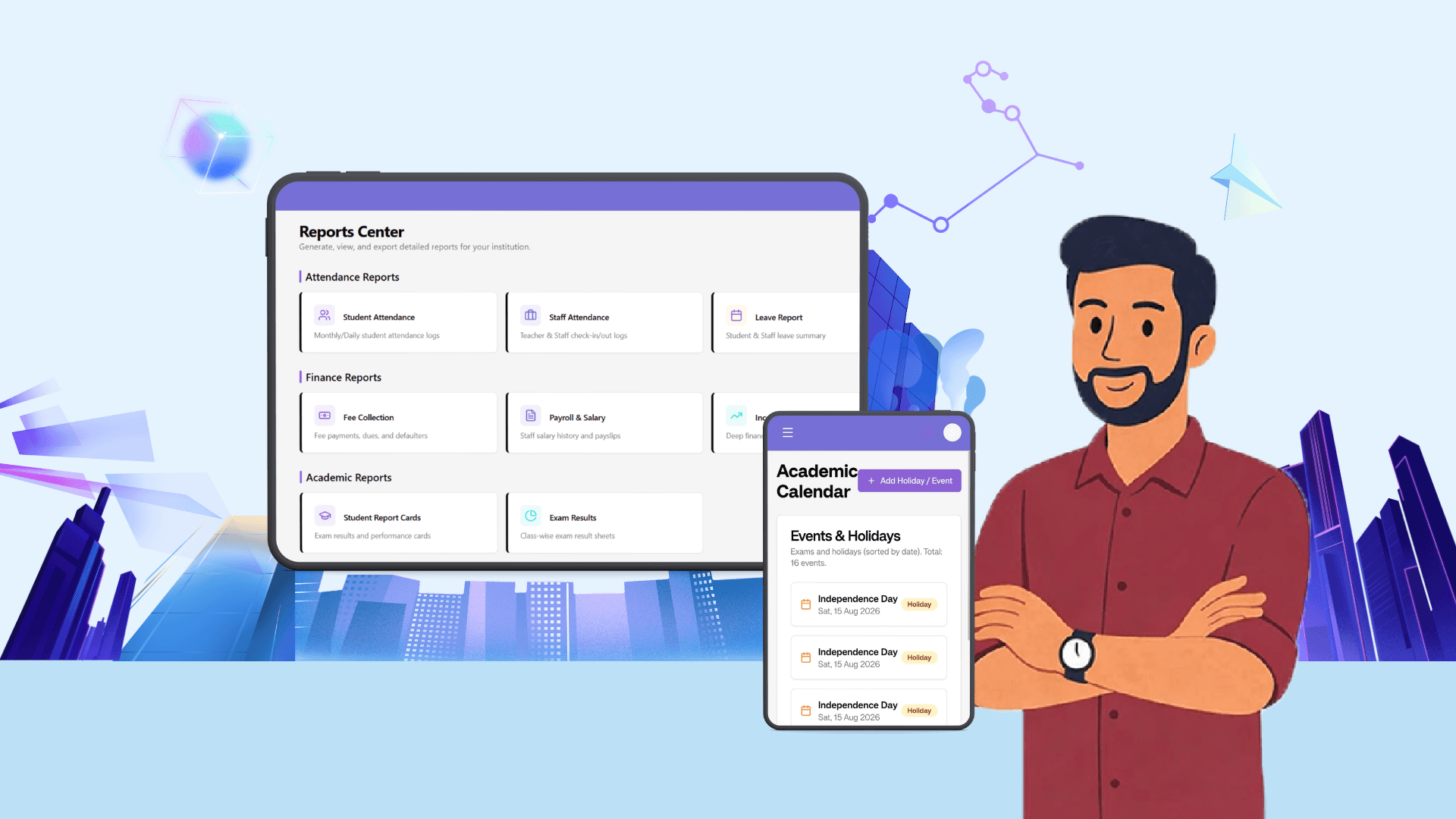 Reports and academic calendar